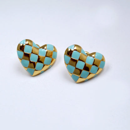 Delicate Artisan Gold Earring
