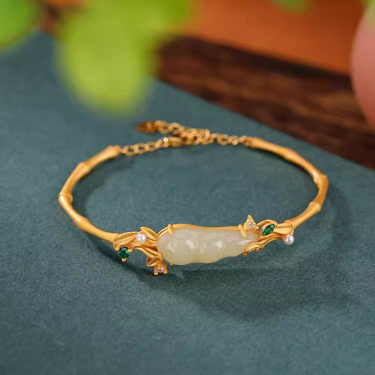 Vintage Handmade Gold Bracelet