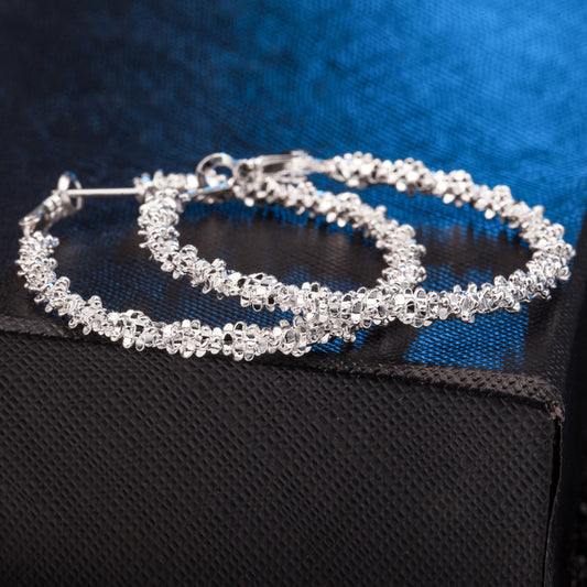 Delicate Artisan Silver Earring