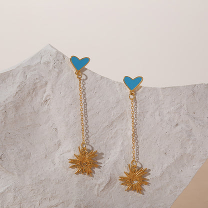 Vintage Handmade Gold Earring