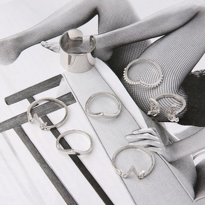 Beautiful Silver Set with Unique Style