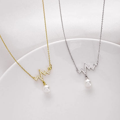 Delicate Artisan Pearl Necklace