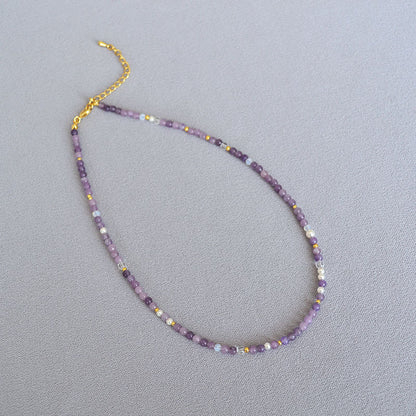 Delicate Artisan Pearl Necklace