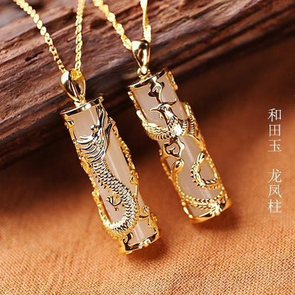 Vintage Handmade Gold Necklace