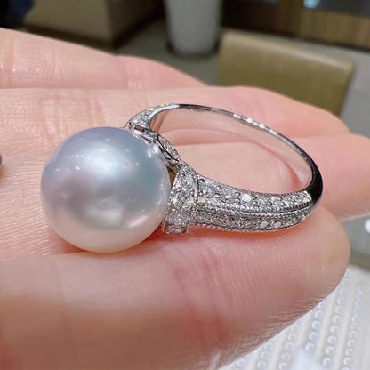 Romantic Pearl Ring for Special Moments