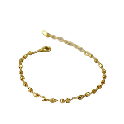 Delicate Artisan Gold Bracelet