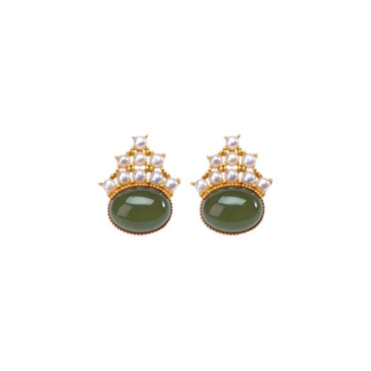 Delicate Artisan Gold Earring
