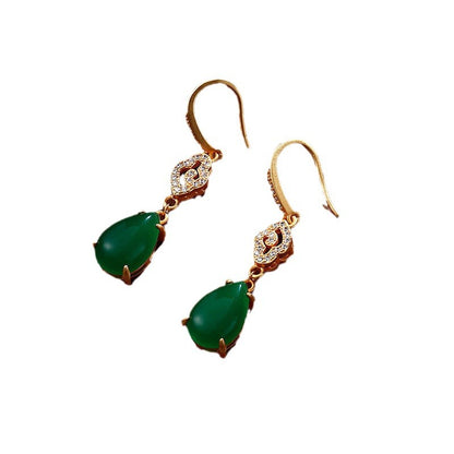 Vintage Handmade Gold Earring