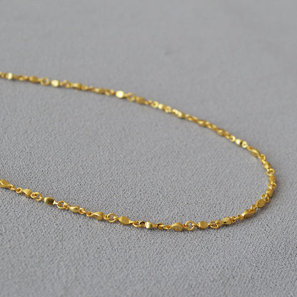Vintage Handmade Gold Necklace