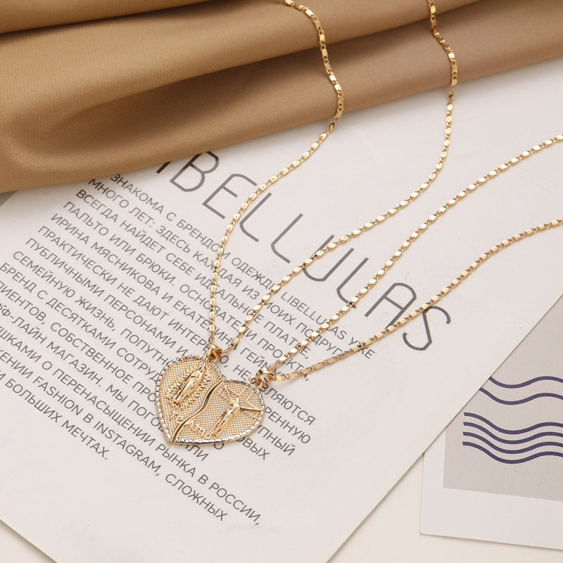 Vintage Handmade Gold Pendant