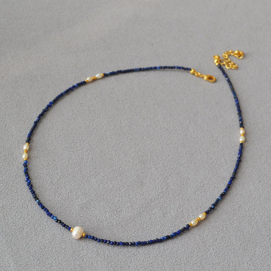 Delicate Artisan Pearl Necklace