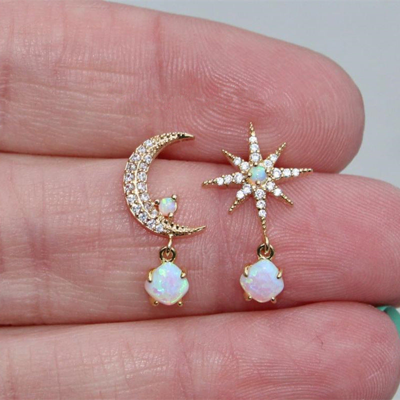 Vintage Handmade Gold Earring