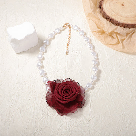 Vintage Handmade Pearl Necklace