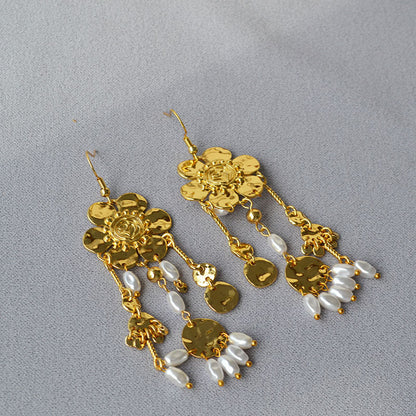 Delicate Artisan Pearl Earring