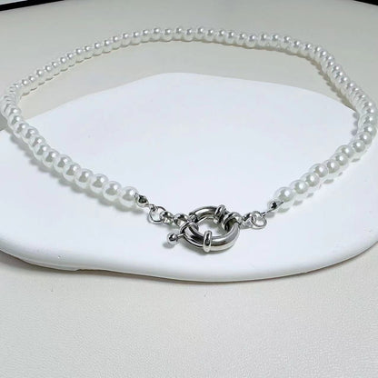 Delicate Artisan Pearl Necklace