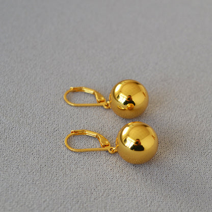 Delicate Artisan Gold Earring