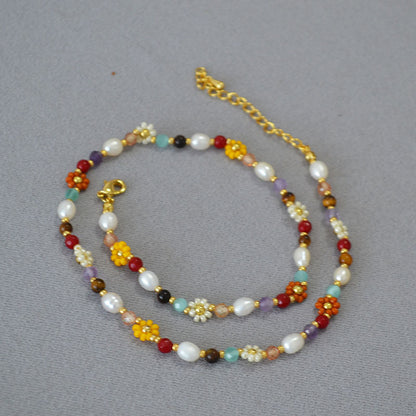 Delicate Artisan Pearl Necklace