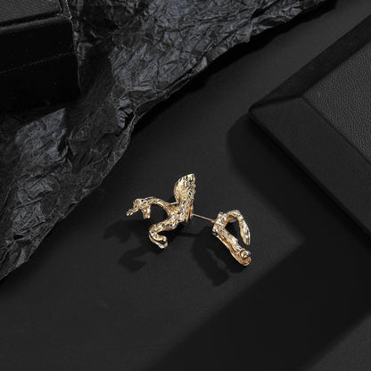 Delicate Artisan Gold Earring