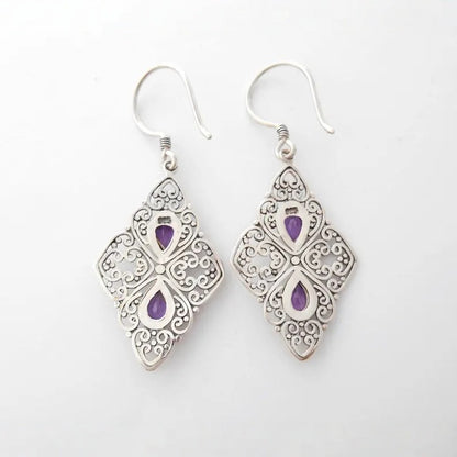 Vintage Handmade Silver Earring