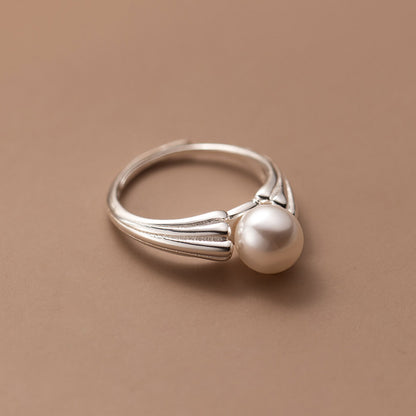 Romantic Pearl Ring for Special Moments