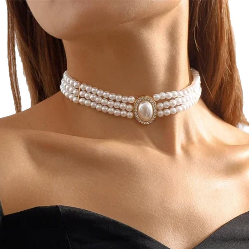 Delicate Artisan Pearl Necklace