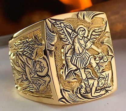 Delicate Artisan Gold Ring