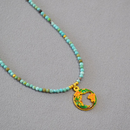 Delicate Artisan Gold Necklace