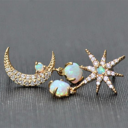 Vintage Handmade Gold Earring