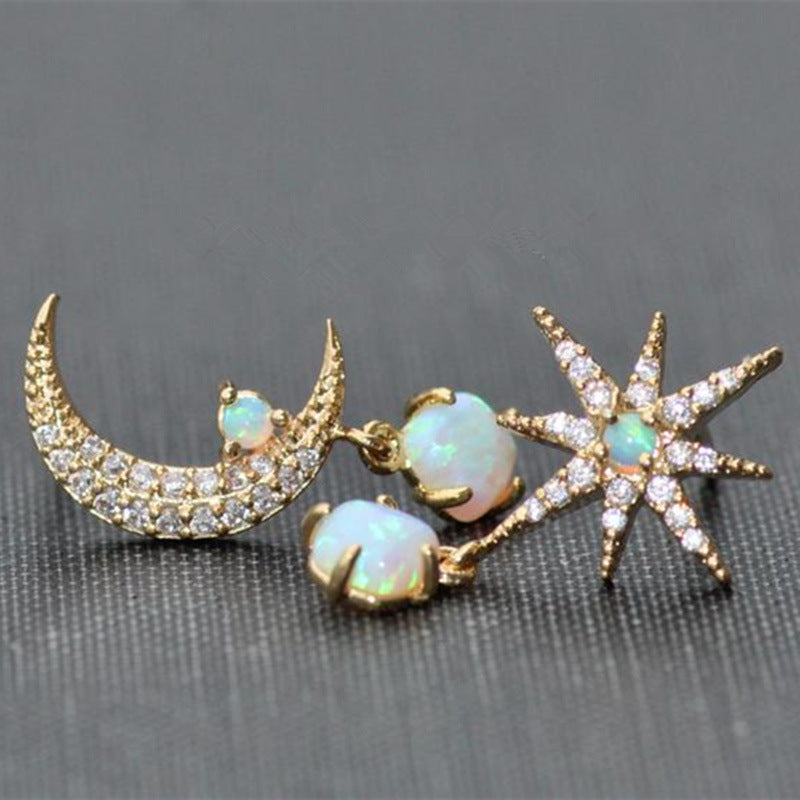 Vintage Handmade Gold Earring