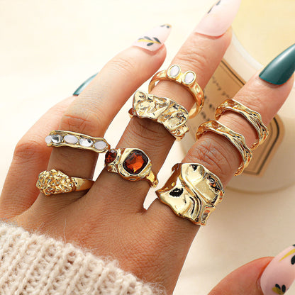 Beautiful Gold Set with Unique Style