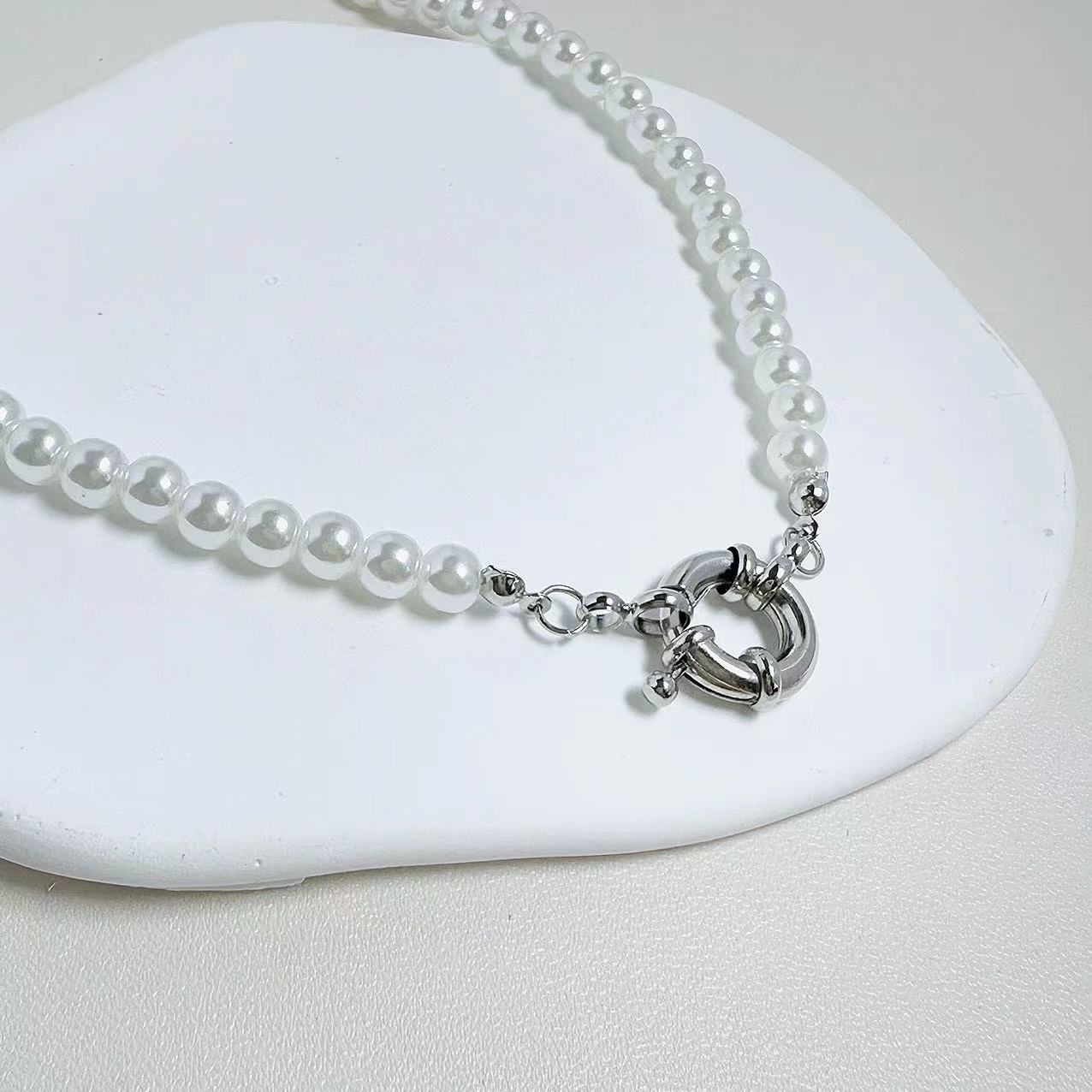 Delicate Artisan Pearl Necklace