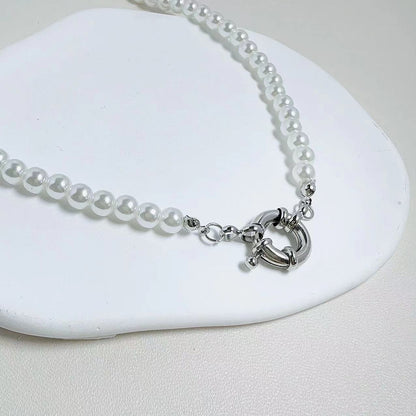 Delicate Artisan Pearl Necklace