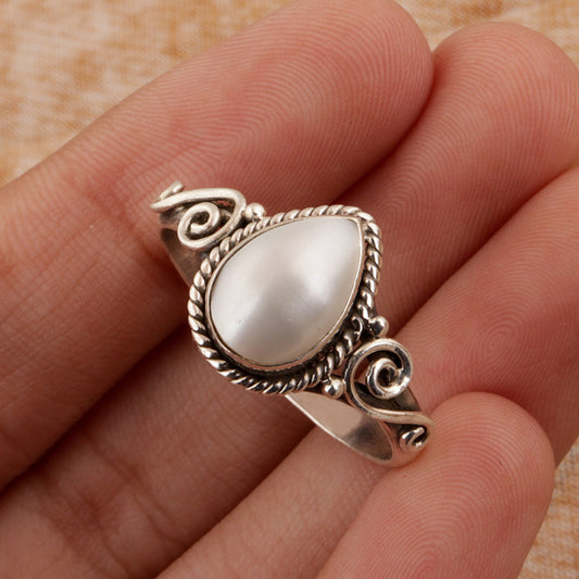 Vintage Handmade Pearl Ring
