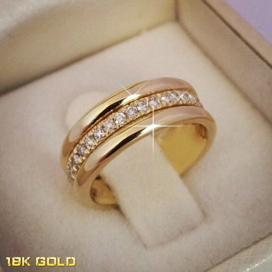 Delicate Artisan Gold Ring