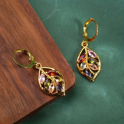 Delicate Artisan Gold Earring