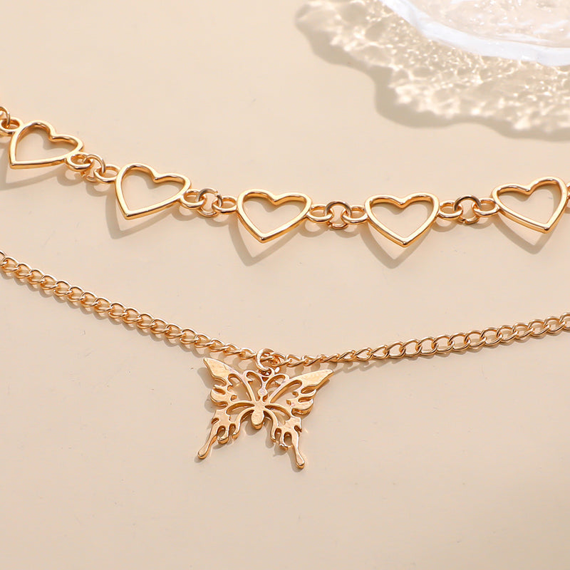 Vintage Handmade Gold Necklace