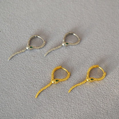 Delicate Artisan Gold Earring