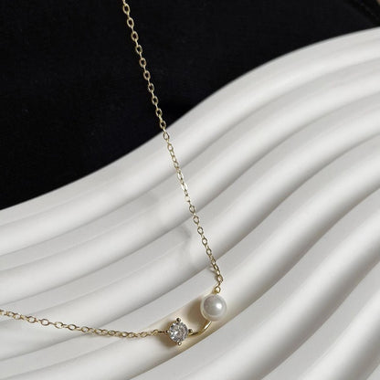 Delicate Artisan Pearl Necklace
