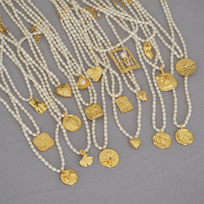 Delicate Artisan Gold Necklace