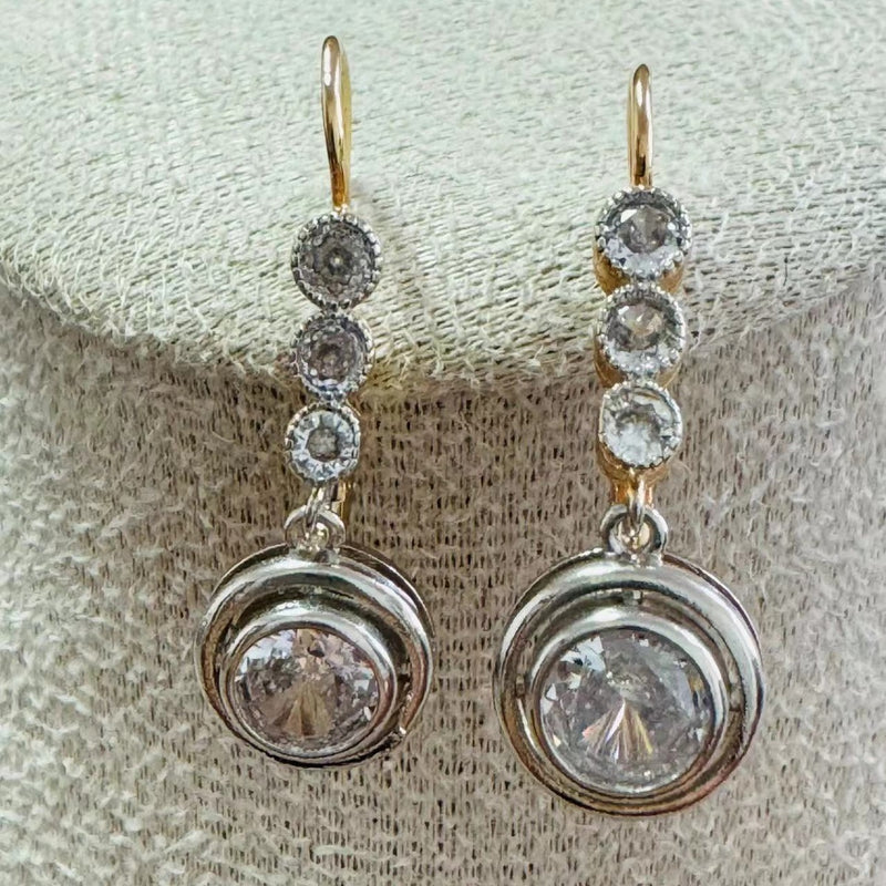 Vintage Handmade Gold Earring