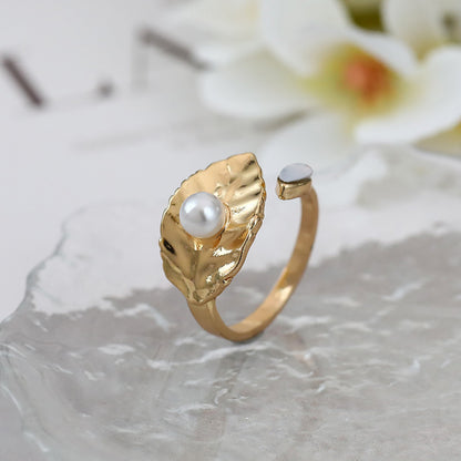 Vintage Handmade Pearl Ring
