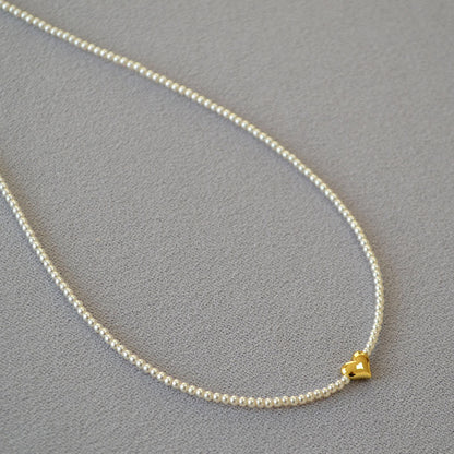 Delicate Artisan Pearl Necklace