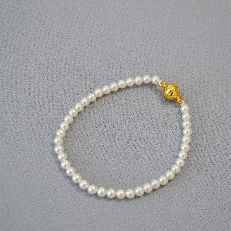 Delicate Artisan Pearl Necklace