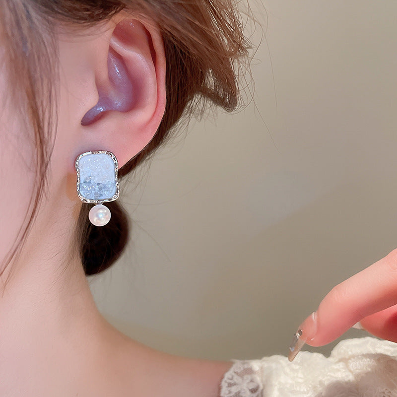 Delicate Artisan Pearl Earring
