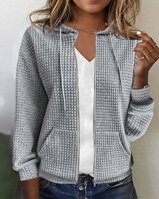 JO | Structured jacket with zipper