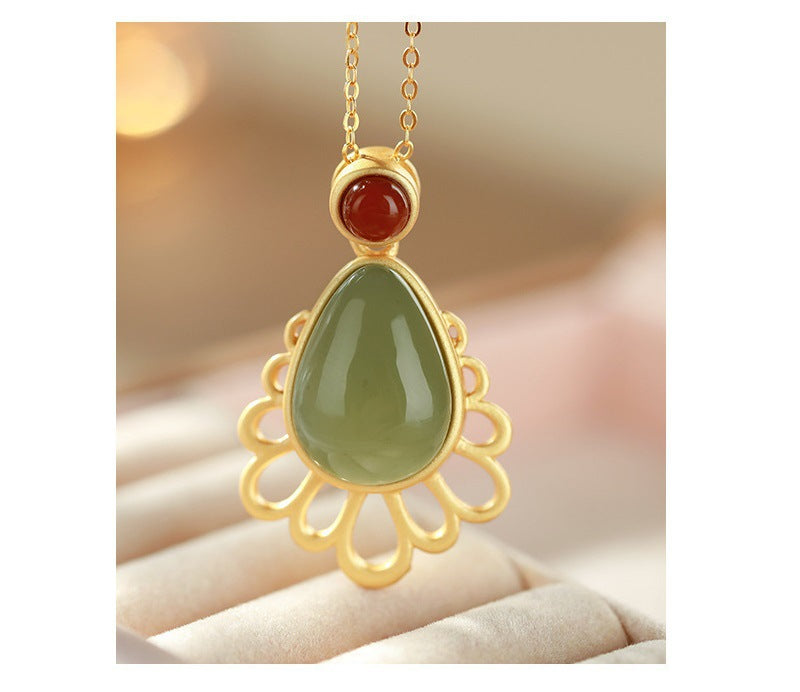 Vintage Handmade Gold Necklace
