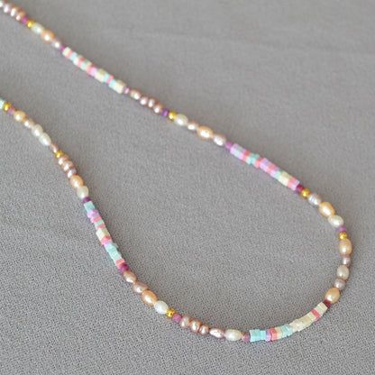 Delicate Artisan Pearl Necklace