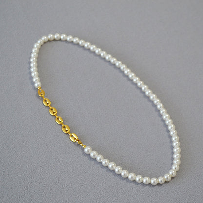 Vintage Handmade Gold Necklace