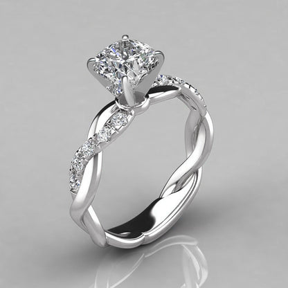 Delicate Artisan Gold Ring