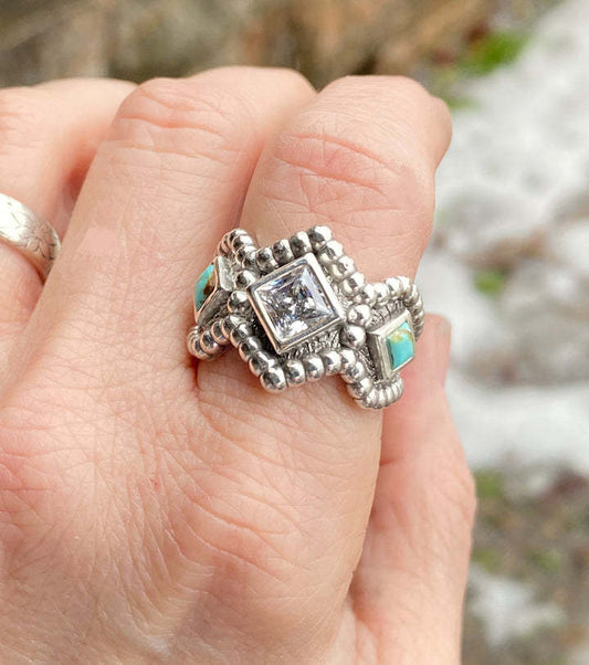 Beautiful Silver Ring with Unique Style